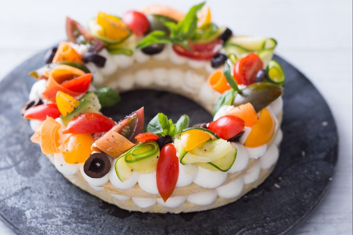 Cream tart salada