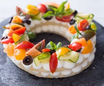 Cream tart salada