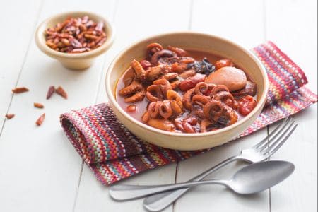 Pulpitos guisados