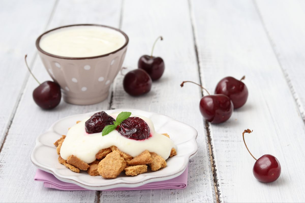 Cheesecake descompuesta