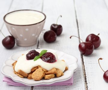 Cheesecake descompuesta