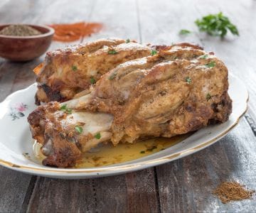 Codillo de cerdo tandoori