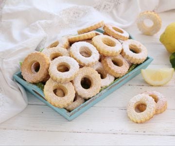 Galletas rústicas de limón