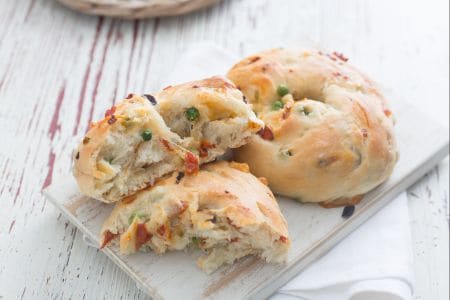Rosquillas saladas sabrosas