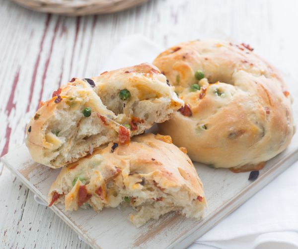 Rosquillas saladas sabrosas