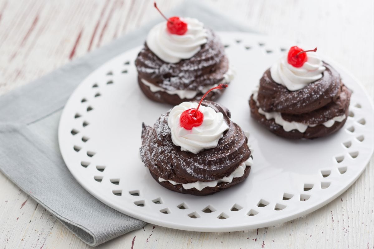 Zeppole de cacao al horno