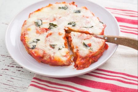 Pastel de patatas a la pizzaiola