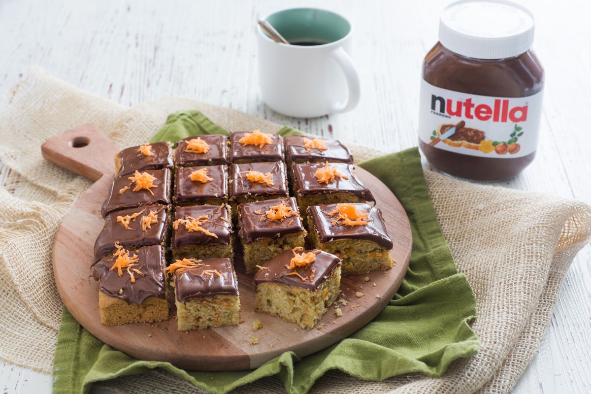 Tarta de zanahoria con Nutella®