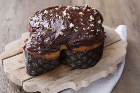Colomba de chocolate