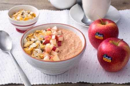 Batido de manzanas, zanahorias y jengibre