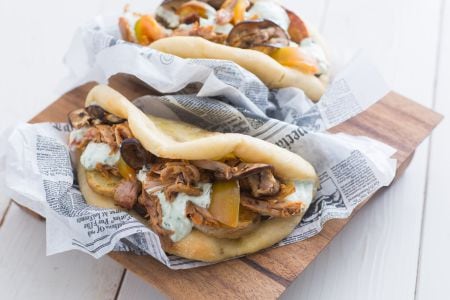 Pita con cordero