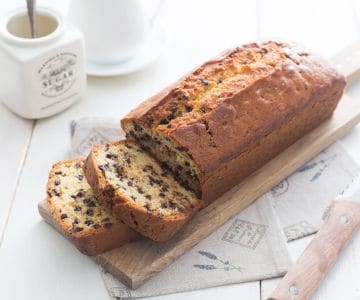 Bizcocho con pepitas de chocolate