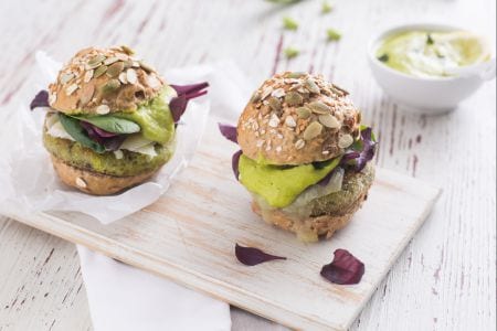 Hamburguesa de habas
