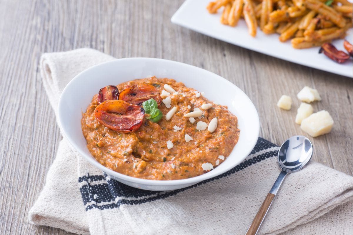 Pesto de tomates asados