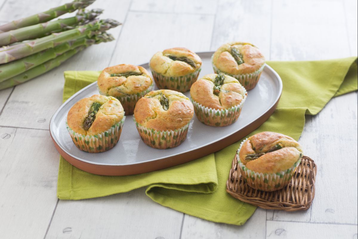 Muffin de espárragos