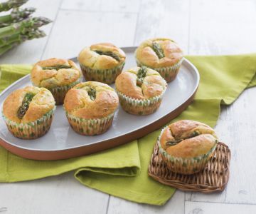 Muffin de espárragos