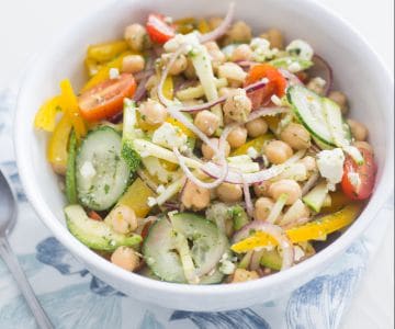 Ensalada de garbanzos de verano