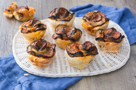 Rosetas de berenjena