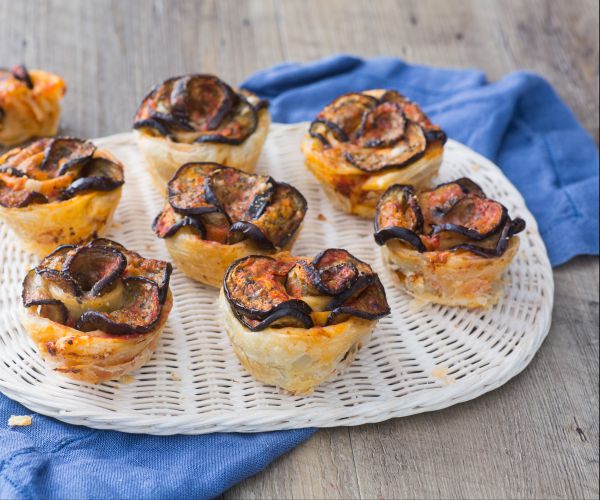 Rosetas de berenjena