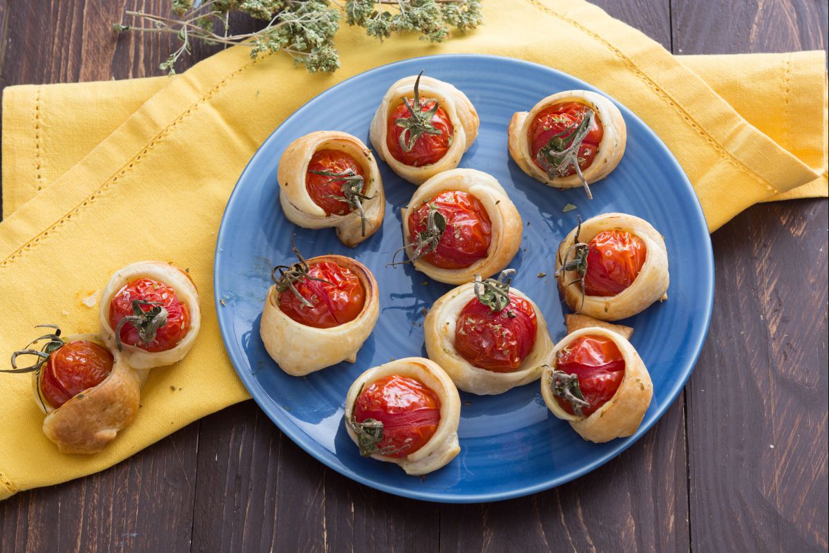 Tomatitos en costra