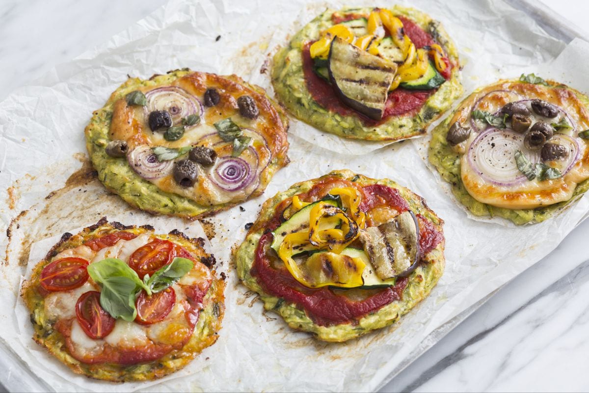 Pizzetas de calabacín de verano