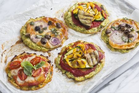 Pizzetas de calabacín de verano