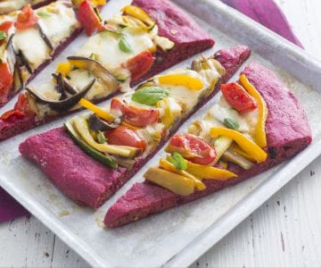 Pizza de remolacha