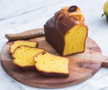 Plumcake de chocolate blanco y limón