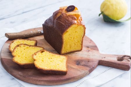 Plumcake de chocolate blanco y limón
