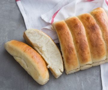 Panecillos de hot dog de Nueva Inglaterra