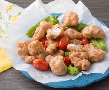 Salmonete frito