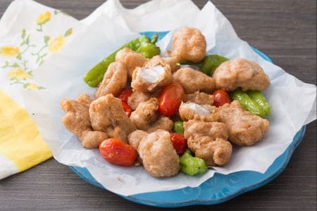 Salmonete frito