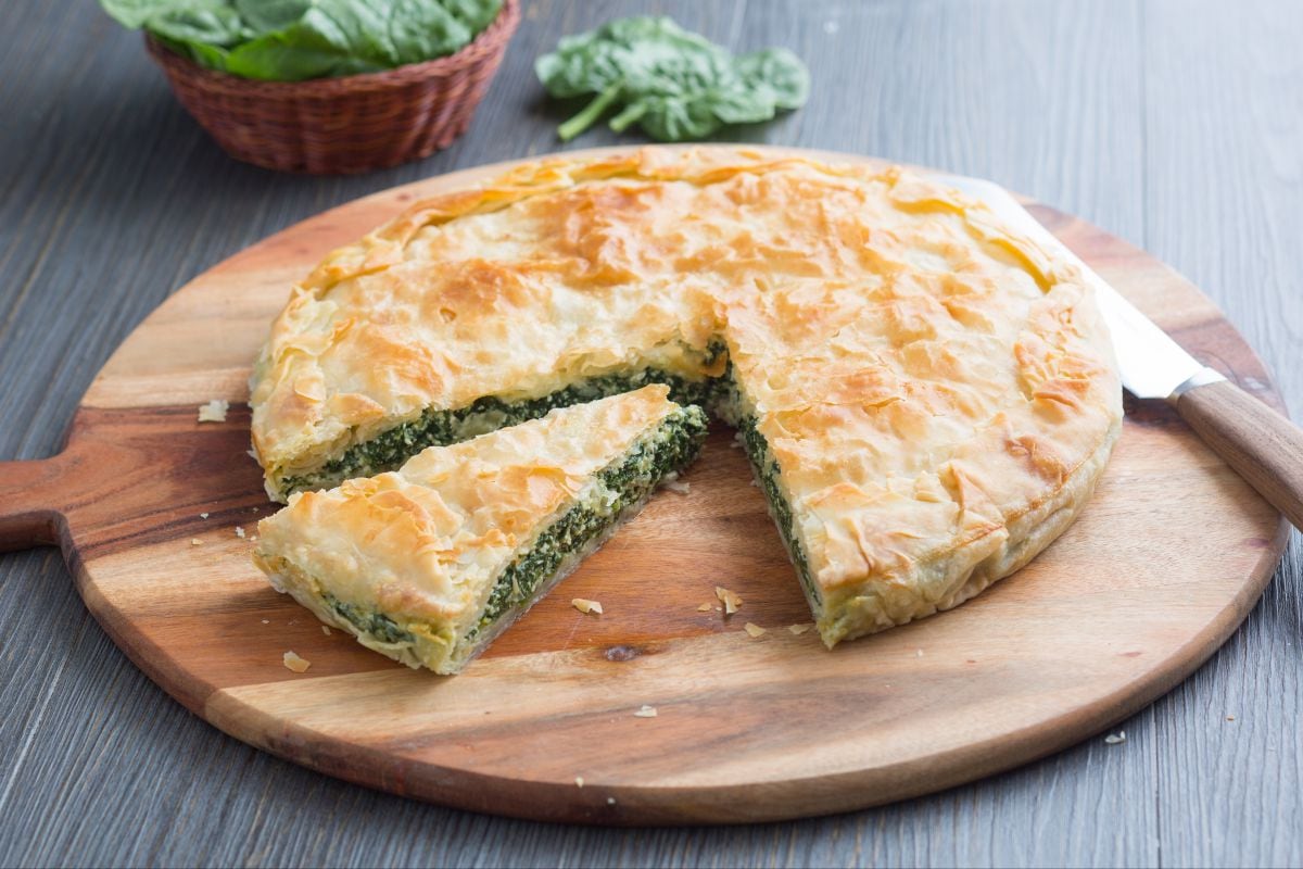 Burek con espinacas y ricotta