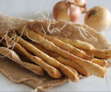 Grisines con masa madre
