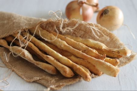 Grisines con masa madre