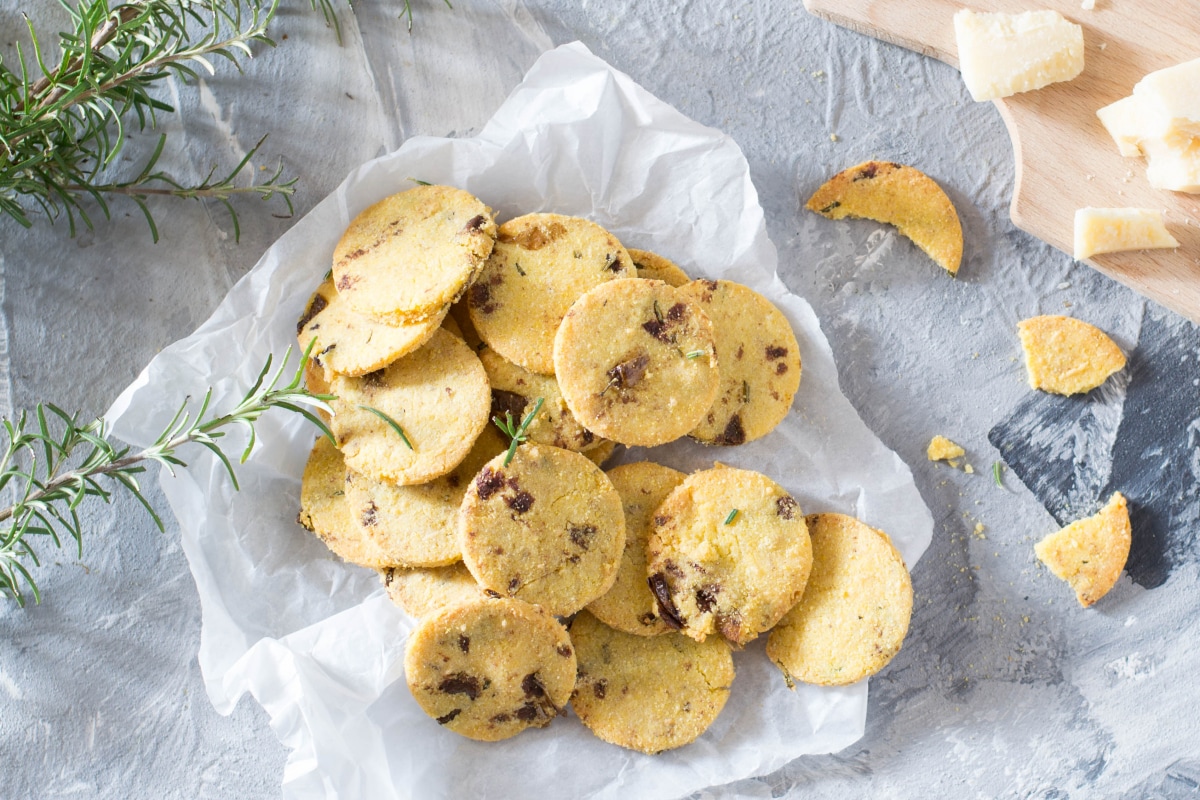 Galletas saladas sin gluten