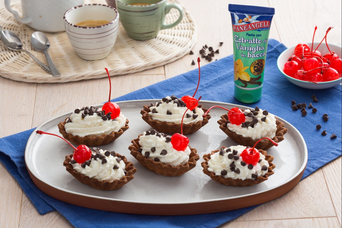 Tartaletas en costra de cannolo