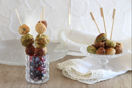 Albóndigas tricolor