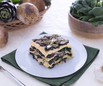 Lasaña con 5 verduras