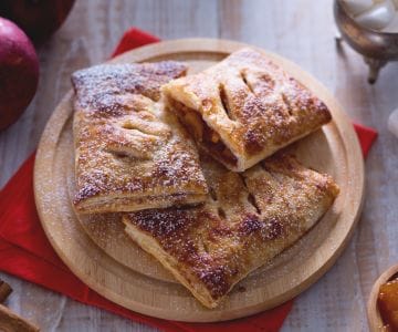 Paquetitos de hojaldre con corazón de manzana