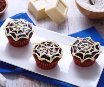 Cupcake tela de araña