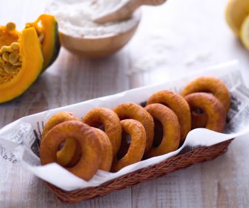 Rosquillas de calabaza y canela