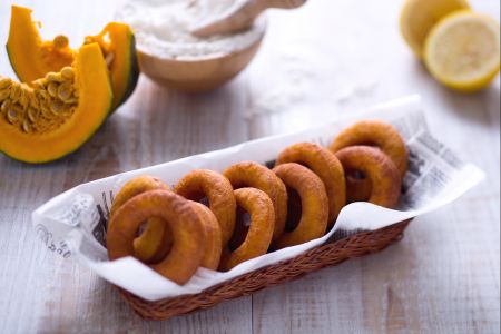 Rosquillas de calabaza y canela