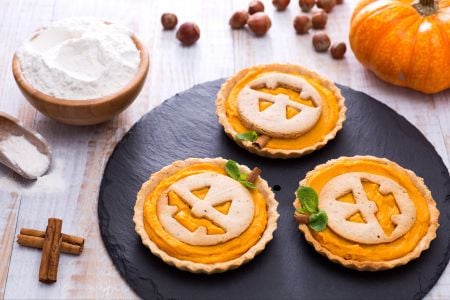 Tartaletas dulces de Jack O' Lantern