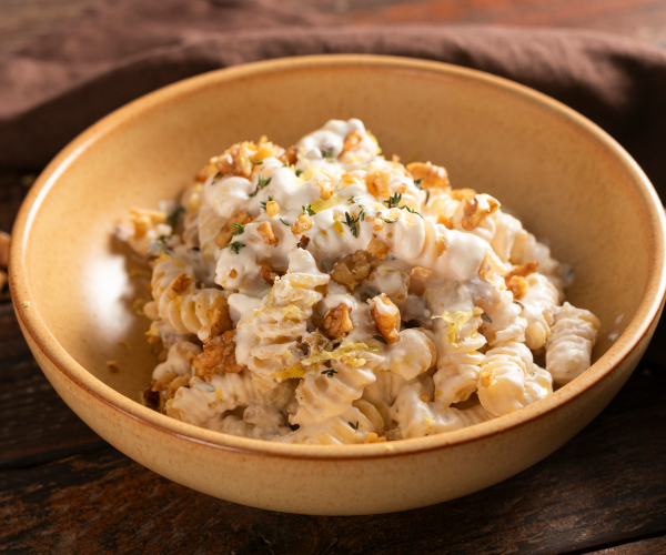 Pasta ricotta y nueces