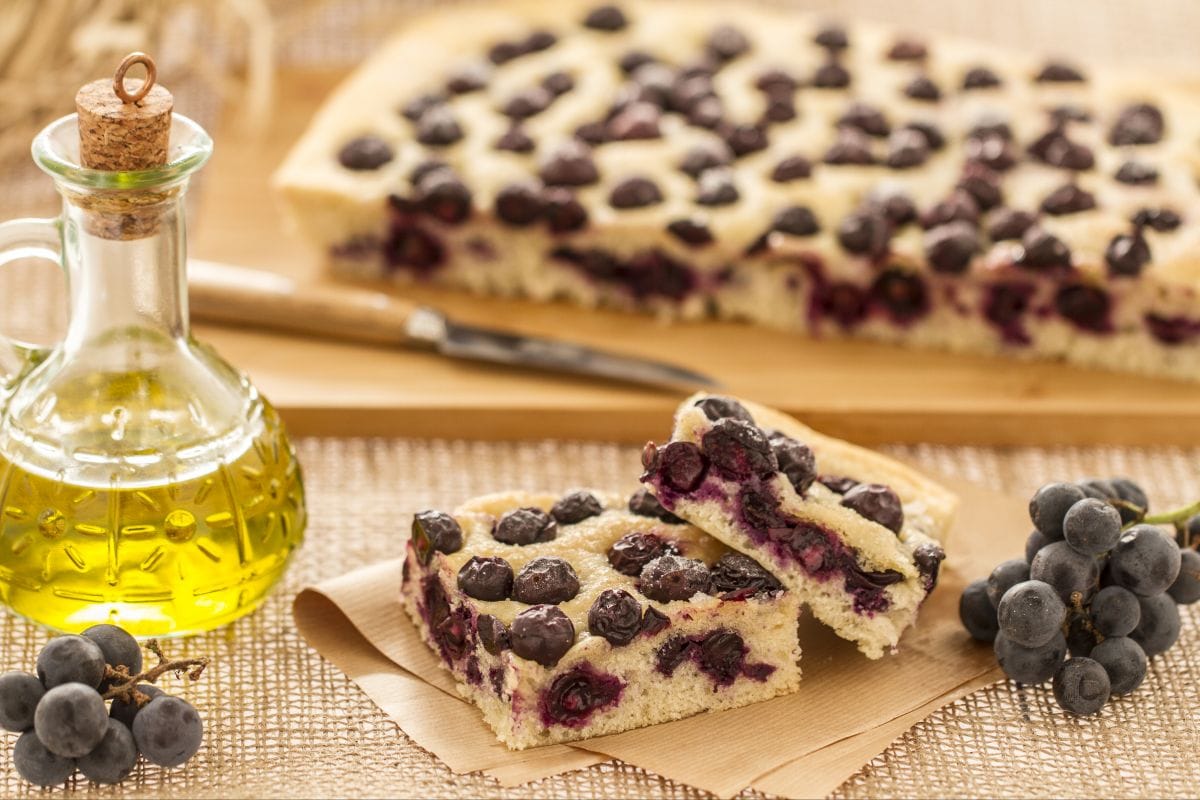 Ciaccia con uvas