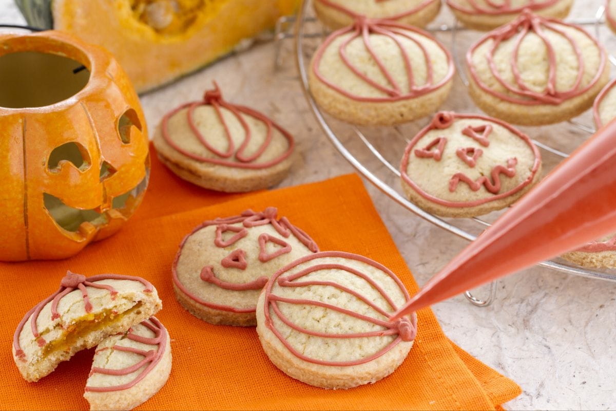 Galletas de calabaza de la bruja