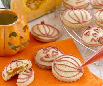 Galletas de calabaza de la bruja