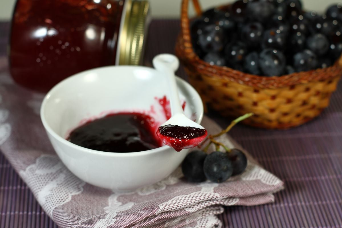 Confitura de uva fresa y canela