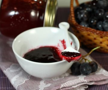Confitura de uva fresa y canela